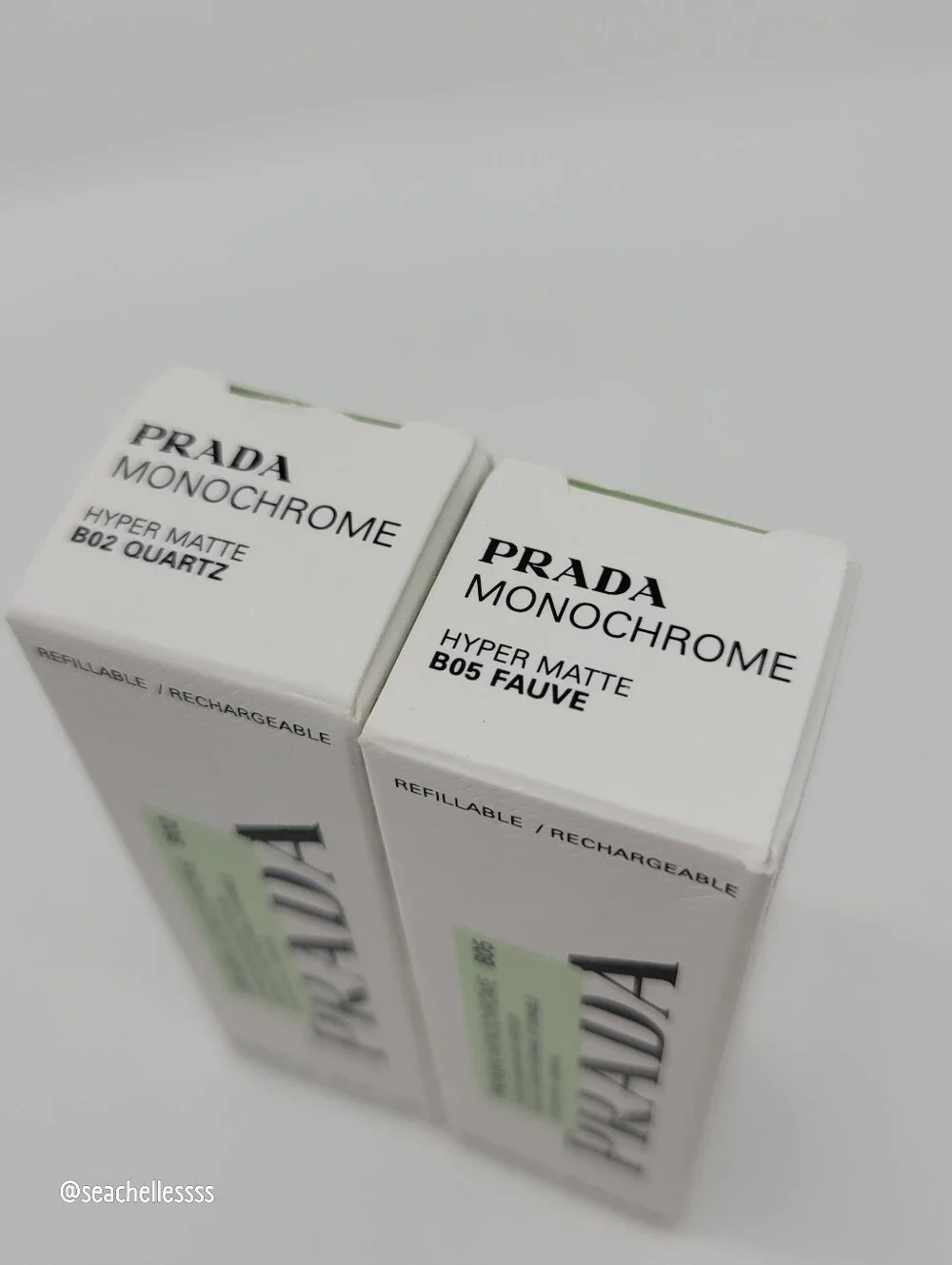 Prada Monochrome Hyper Matte Refillable Lipstick B05 Quartz Brand New in Box